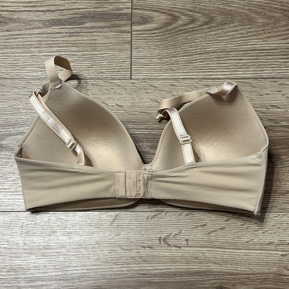 Auden Women’s Beige The Bliss Lightly Lined Wirefree Bra Size 32D (A45) - Picture 2 of 3